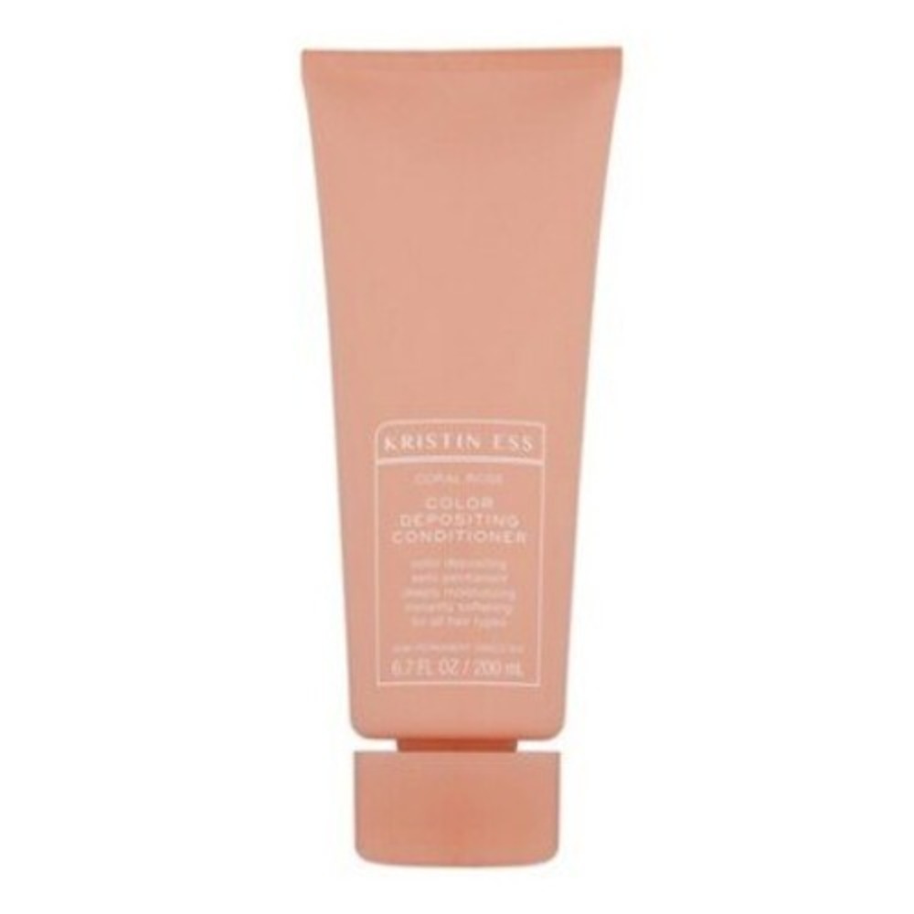 Kristin Ess Coral Rose Color Depositing Conditioner 6.7 fl oz Semi-Permanent Dye